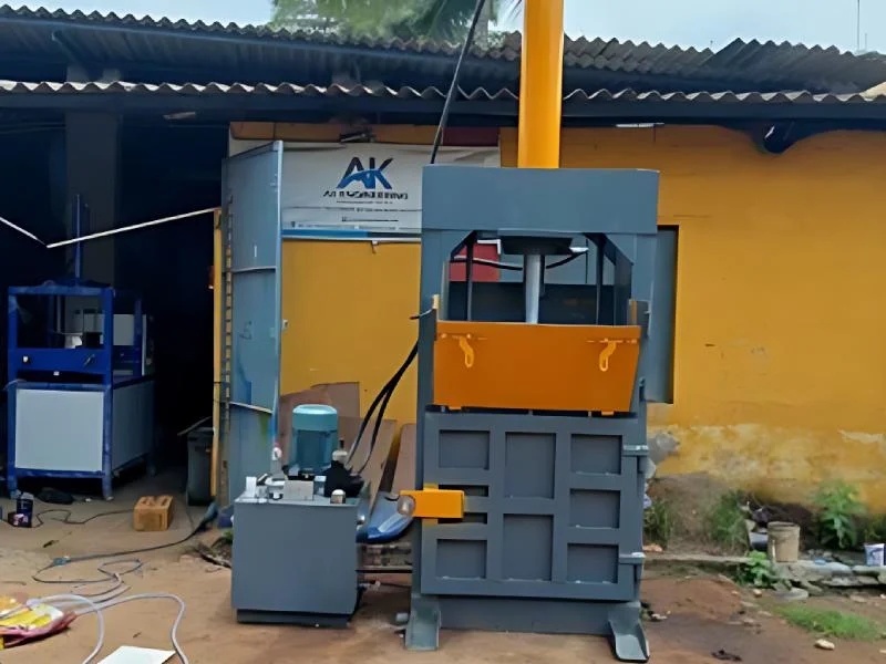 Coir Fibre Baling Machine