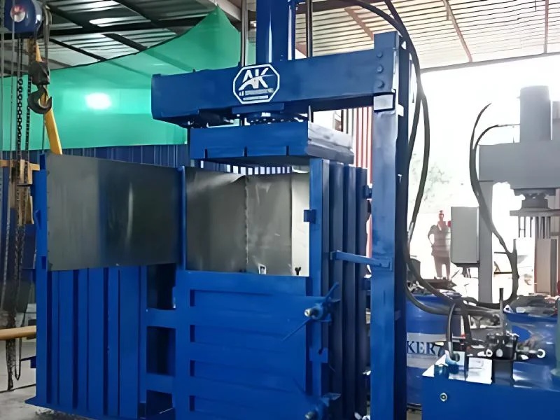Hydraulic Double Box Baling Press