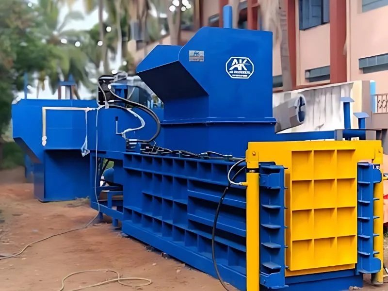 Milld Steel Automatic Horizontal Waste Paper Baling Machine
