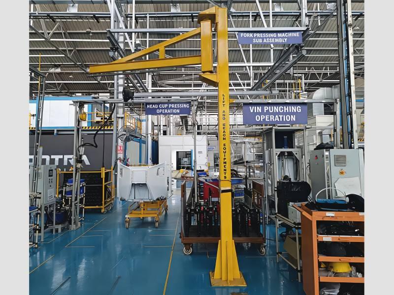 Piller Mounter Jib Crane
