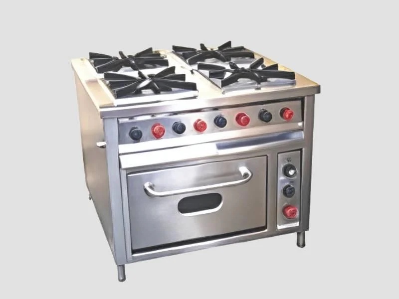SS Four Burner 