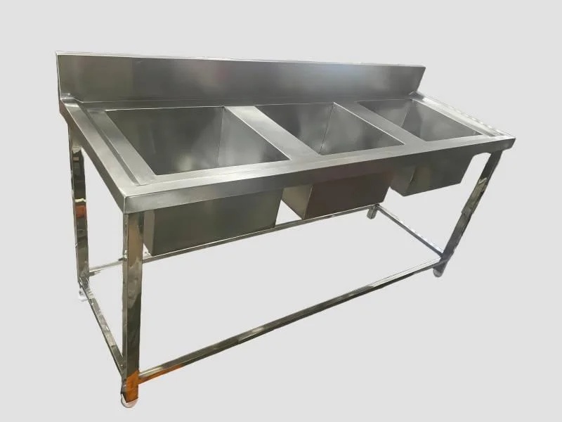 SS Three Sink