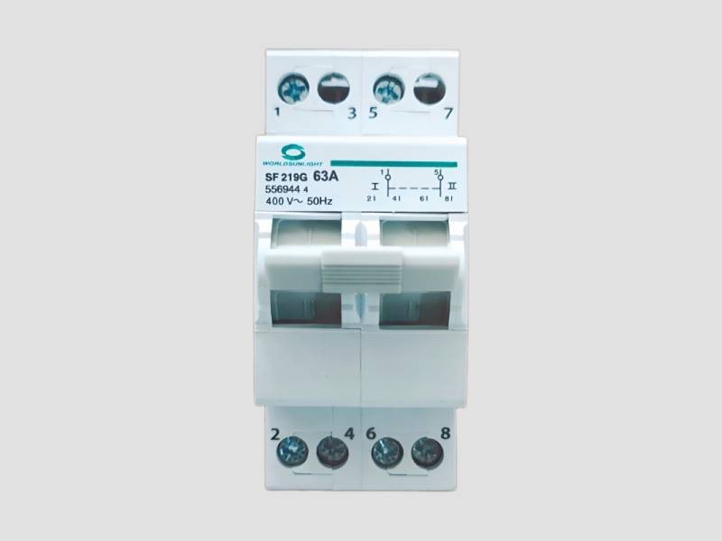 AC 2-Way Changeover Switch 63A 400V For Power Source Switching