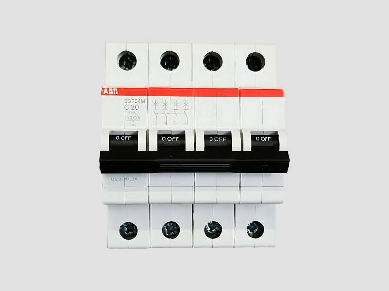 AC MCB 4P ABB For Electrical Circuit Protection