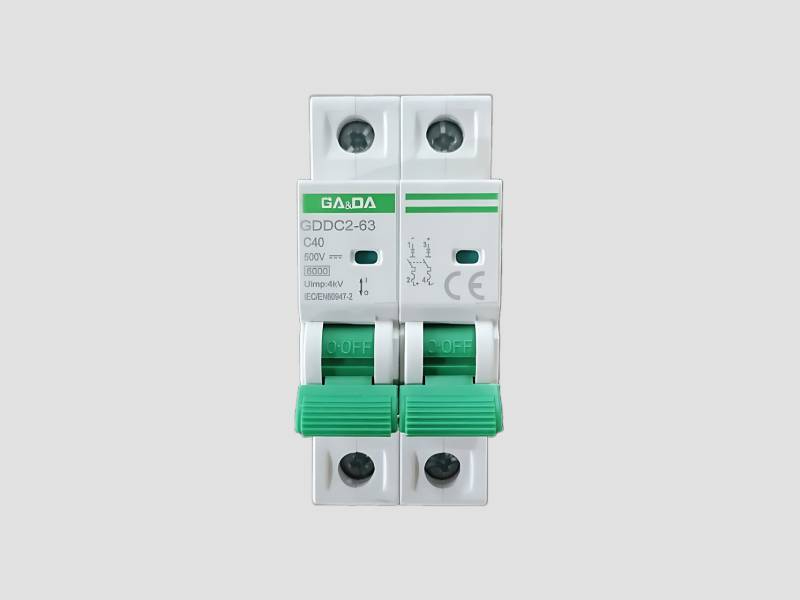 DC MCB DP 40A 500V GA DA For Solar PV Protection