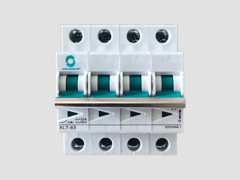 DC MCB FP 20A 1000V World Sunlight For Solar PV Protection