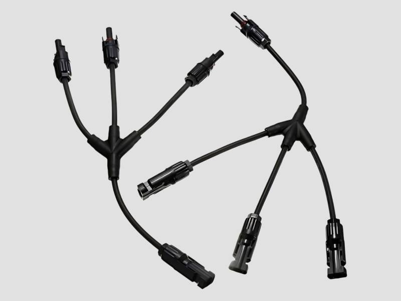 MC4 3 In 1 Y Connector For Solar Panel Parallel Connection