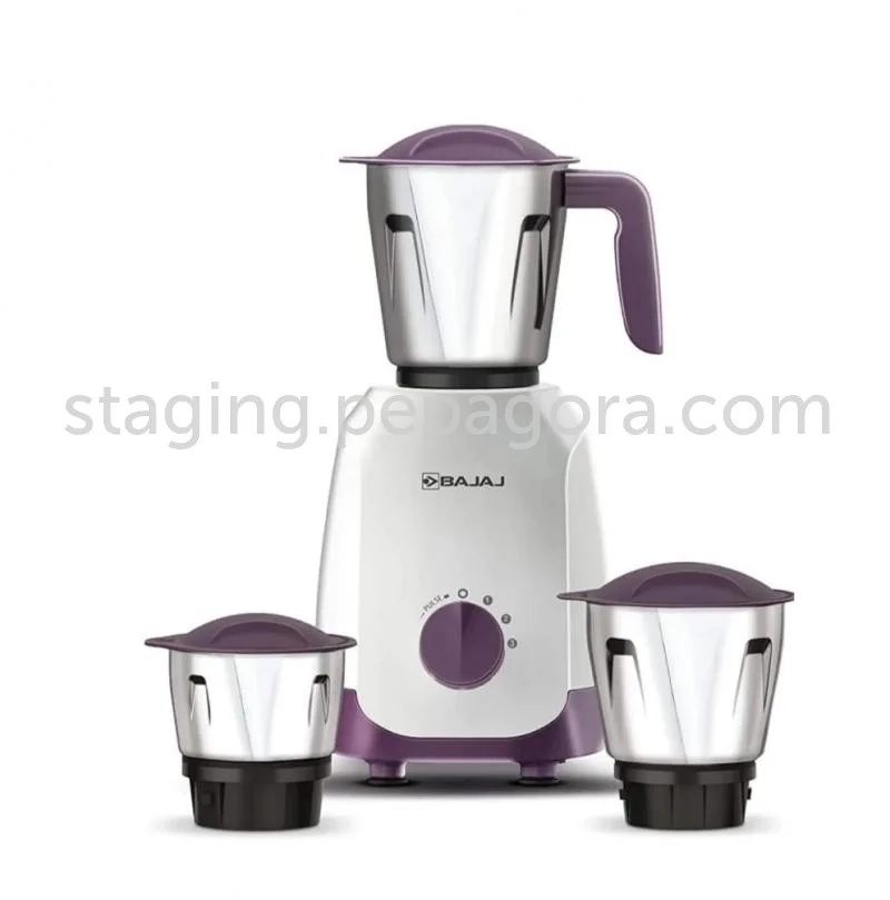  Bajaj Ninja Series Carve 750-Watt Mixer Grinder | Powerful Kitchen Appliance with 3 Stainless Steel Jars