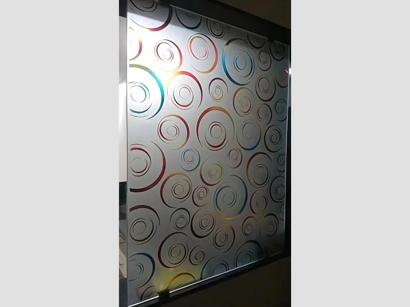 Acid Etched Glass