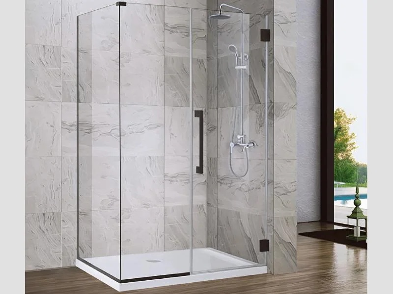 Clear Glass Shower Enclosure Panel