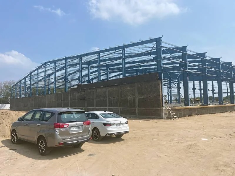 Steel Building Structure Fabrication 