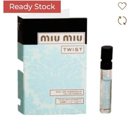 MIU MIU TWIST EAU DE MAGNOLIA (W) EDP 1.2ML VIALS