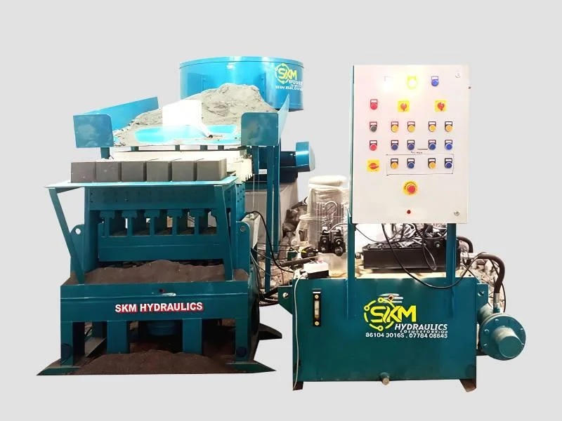 Semi Automatic Fly Ash Brick Making Machine