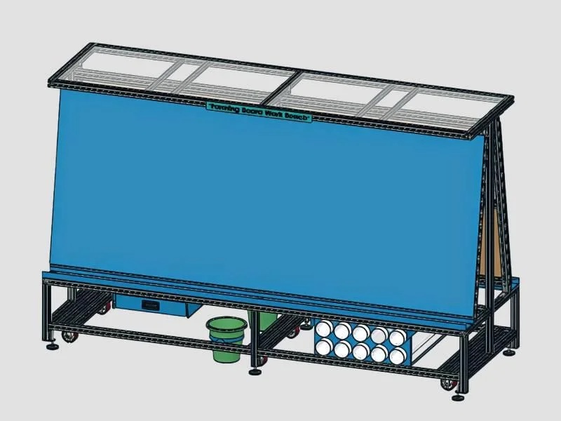 A-Frame Foaming Board Trolley