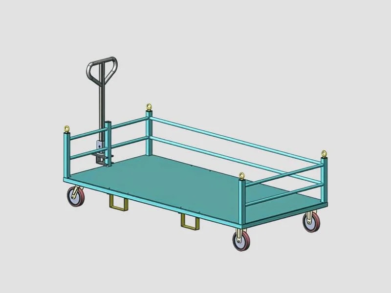 Custom Material Handling Trolley