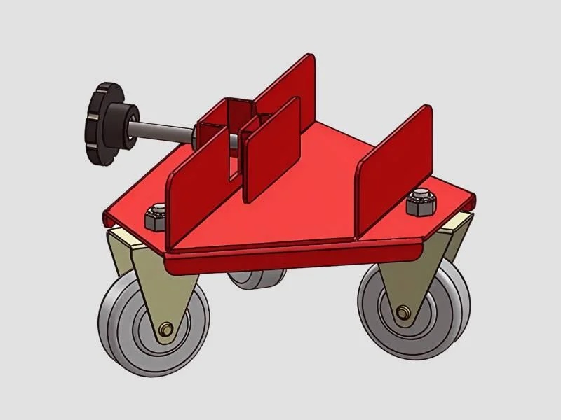 Heavy-Duty Trolley Skate