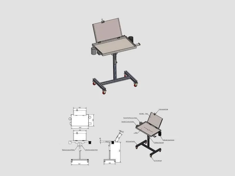 Height Adjustable Tool Stand