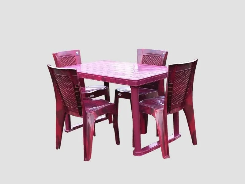 Resto Straight Leg Dining Table Set