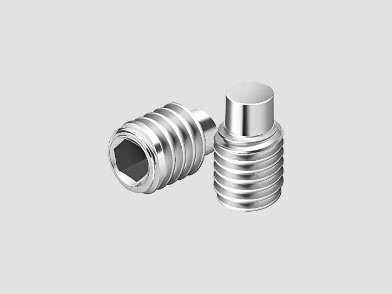 Dog Point Hex Socket Set Screw - Heavy Duty Industrial Fastener