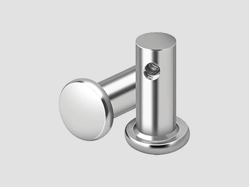 Flat Head Pin M10×25 With Hole - Industrial Fastener for Secure Locking