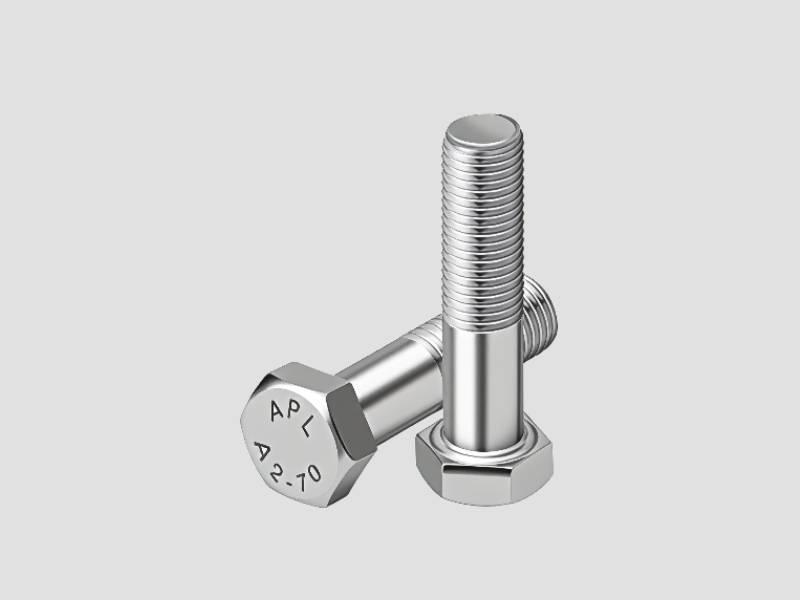 Hex Head Bolt Half Thread - DIN 931 Stainless Steel Industrial Fastener