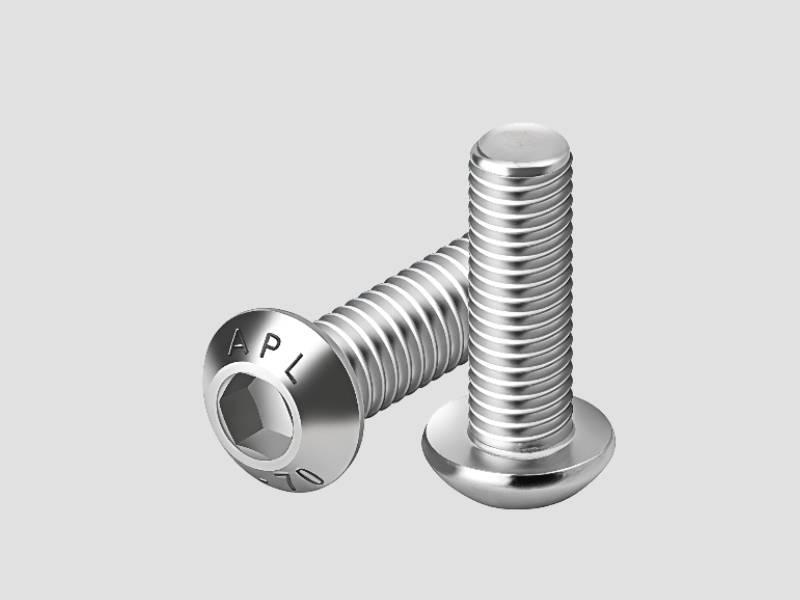 ISO 7380 Socket Button Head Screw Stainless Steel Mechanical Fastener