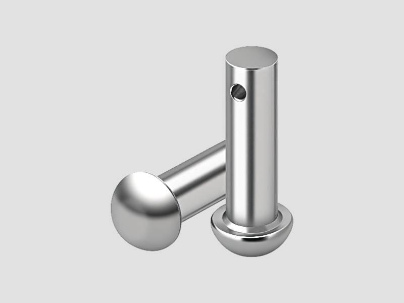 Round Head Rivet M10×35 With Hole Stainless Steel Industrial Fastener