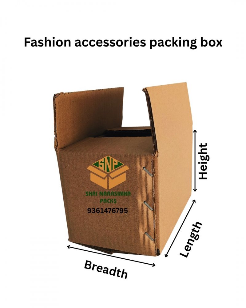 Fashion accessories packing box