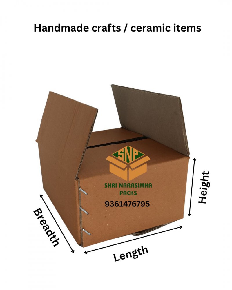 Handmade crafts / ceramic items packing box
