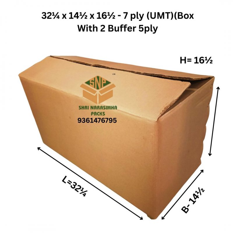 Machinery packing corrugated box