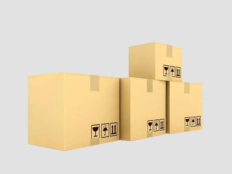 Single-Colour Printed Corrugated Box
