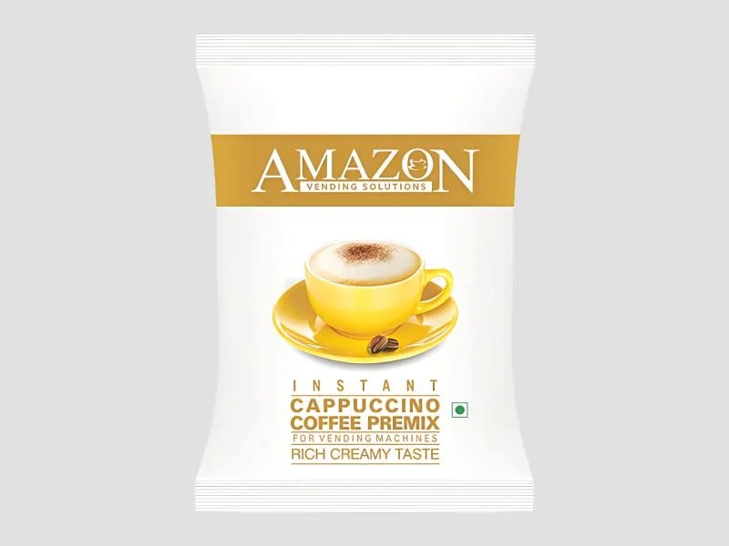 AMAZON 3-in-1 Cappuccino Coffee Premix – Rich & Creamy Taste