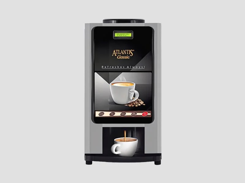 ATLANTIS CLASSIC – 3 Lane Tea and Coffee Vending Machine 3 Ltrs hot Tank