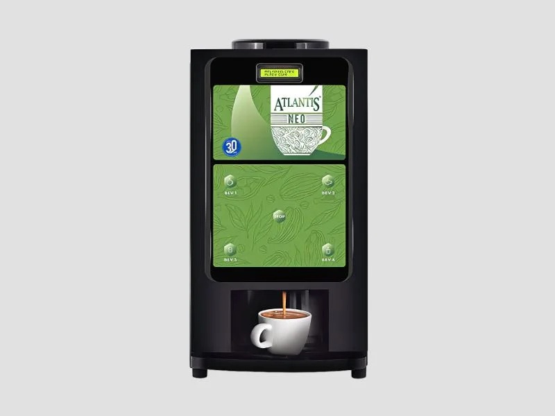 ATLANTIS NEO 3-Lane Tea and Coffee Vending Machine