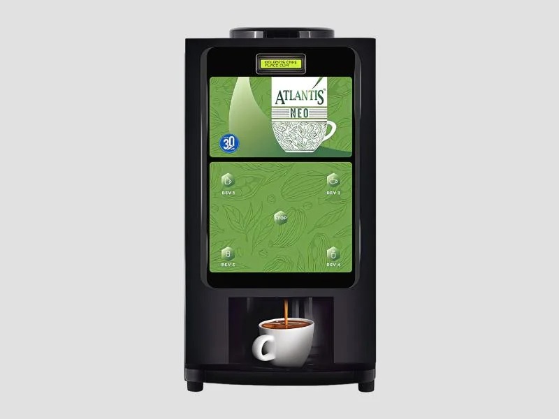 ATLANTIS NEO 4-Lane Tea and Coffee Vending Machines 