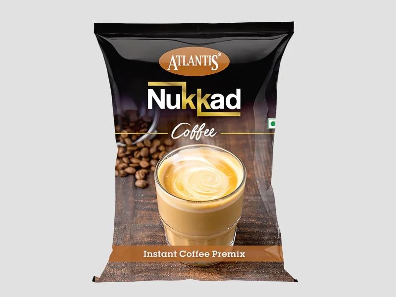 ATLANTIS Nukkad 3-in-1 Coffee Premix – 1kg Pack for Vending Machines