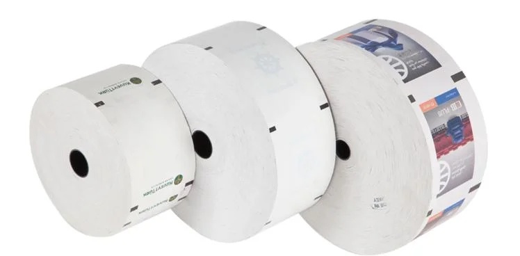 Thermal ATM Paper Rolls 80mm High-Sensitivity for Banking Machines