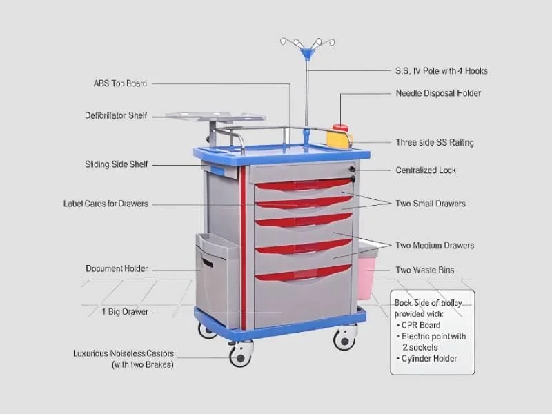 Emergency Crash Cart