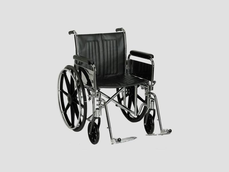 Heavy Duty Wheelchair For Adults – 150kg Patient Transport Chair