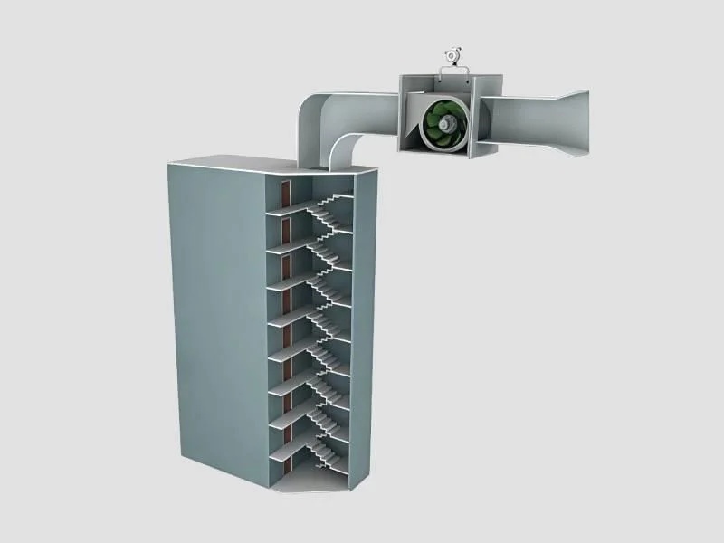 Staircase Pressurization System for Fire Protection