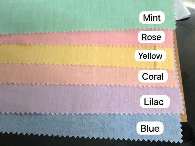 Poly Cotton Chambray Fabric for Garments