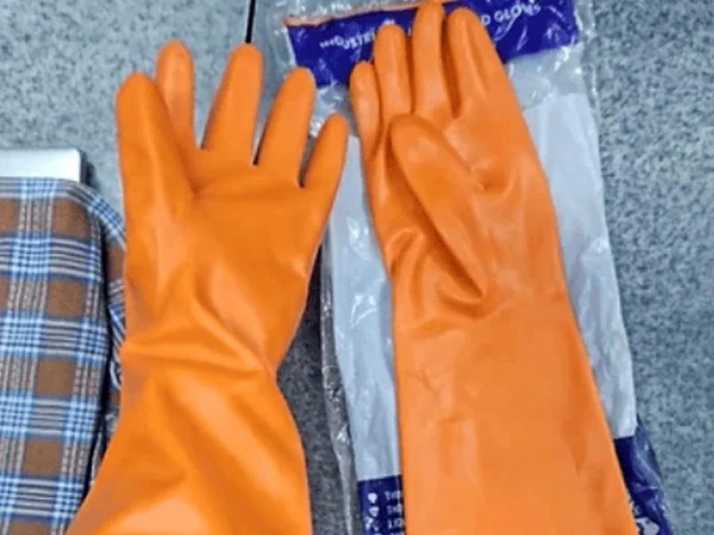 Acid Alkali Proof Rubber Hand Gloves