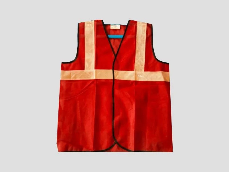 Orange Polyester Safety Jacket