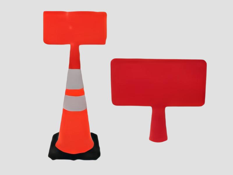 Traffic Cone Sign Plate
