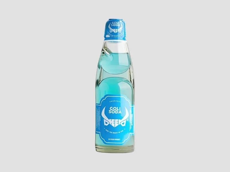 Refreshing Blueberry Soda with Natural Flavor, Crafted for a Crisp, Sparkling Taste