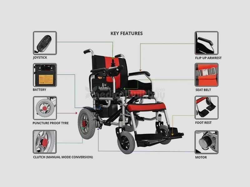 Electric Wheelchair for Patient Mobility