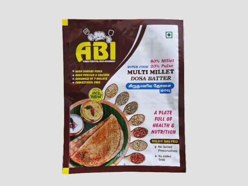 Three Side Sealing Pouch for Flexible Packaging