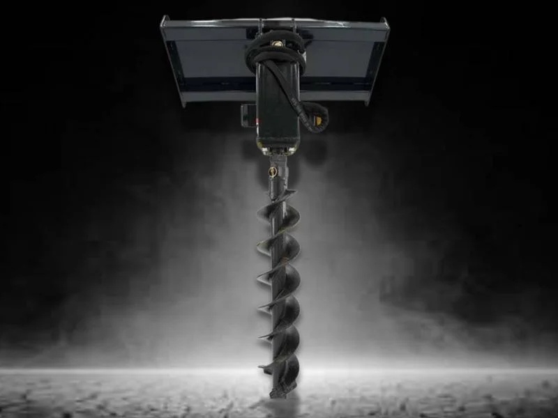 Auger Attachment for Excavators Heavy-Duty Earth Drilling Tool