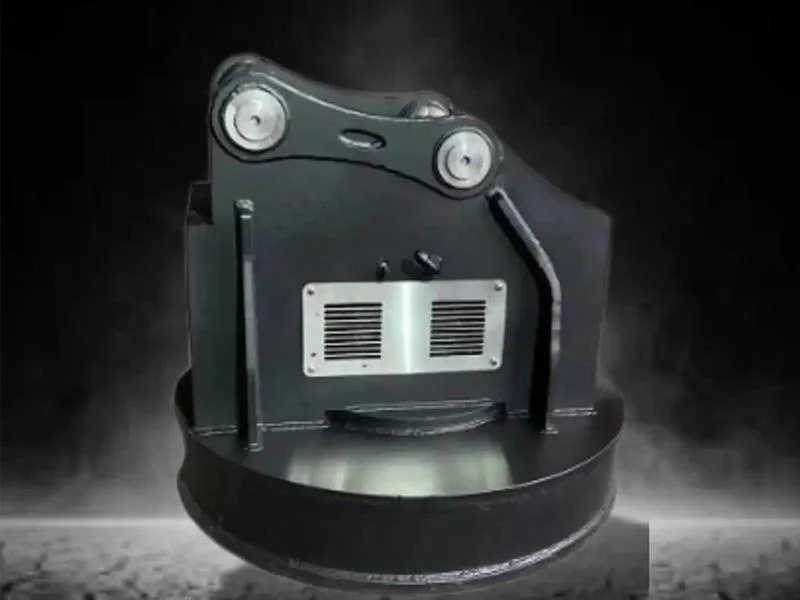 Electric Magnetic Attachment for Excavators Ferromagnetic Handling