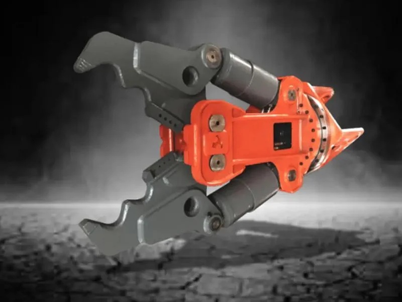 Heavy-Duty Crusher Attachment for Excavators Concrete Demolition